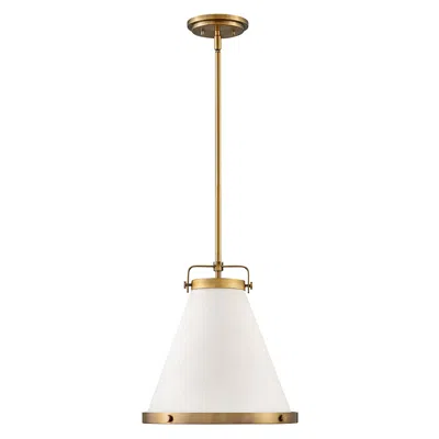 Hinkley Lexi 13 1/2"w Lacquered Brass Empire Pendant Light