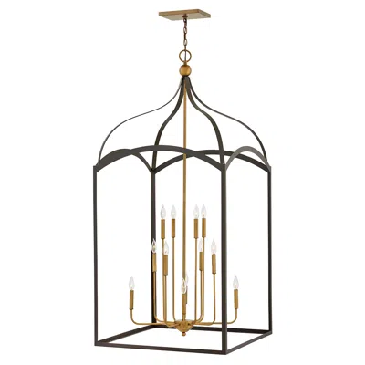 Hinkley Lighting Clarendon 30" Wide 12-light Open Cage Chandelier