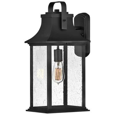 Hinkley Lighting Grant 19" High Textured Black Outdoor Wall Light