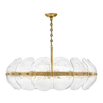 Hinkley Lillia 36 1/4" Wide Heritage Brass Chandelier