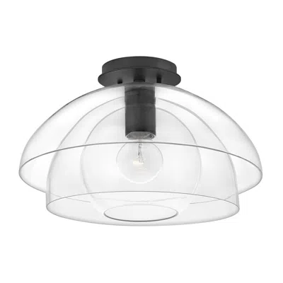 Hinkley Lotus 16" Wide Black Ceiling Light By  Lighting