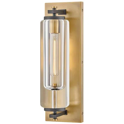 Hinkley Lourde 18"h Heritage Brass Led Outdoor Wall Light