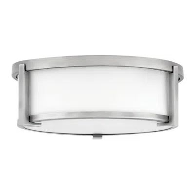 Hinkley Lowell 13 1/4" Wide Nickel Ceiling Light By  Lighting