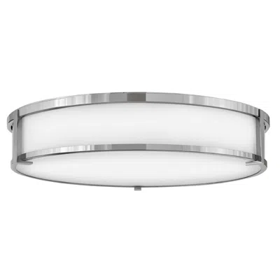 Hinkley Lowell 24" Wide Chrome Ceiling Light
