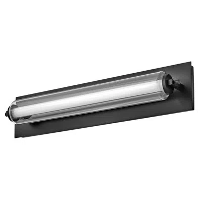 Hinkley Lucien Dimmable Led Bath Bar In Black