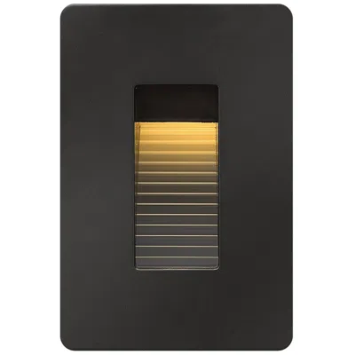 Hinkley Luna 3" Wide Stain Black Led Step Light