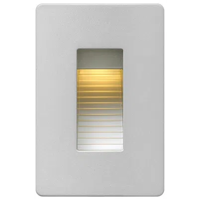 Hinkley Luna 4 1/2" High Titanium Led Step Light