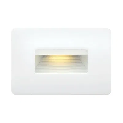Hinkley Luna 4 1/2" Wide White Led Low Voltage Step Light