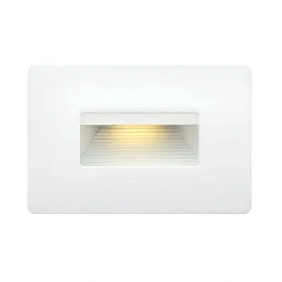 Hinkley Luna Low Voltage Led Step Light In Satin White