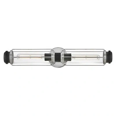 Hinkley Masthead Two-light Bath Vanity Sconce In Chrome