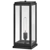Hinkley Max 17" High Black Rectangular Led Pier Mount Light