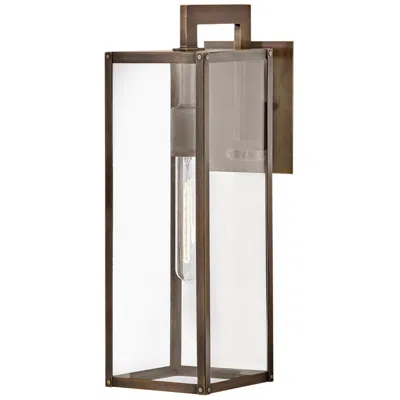 Hinkley Max 18 1/2"h Brown Outdoor Wall Light By  Lighting