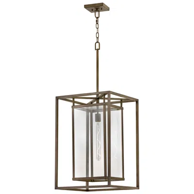 Hinkley Max 40 3/4" High Burnished Bronze Led Outdoor Hanging Light