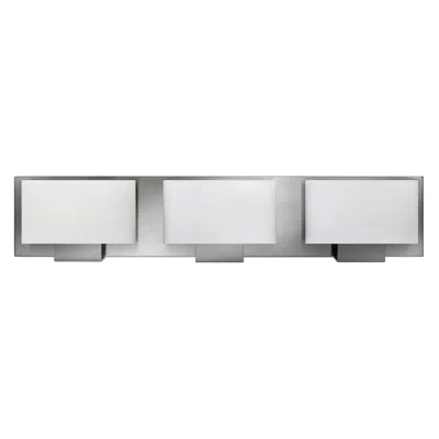 Hinkley Mila 24" Wide Modern Opal Glass Brushed Nickel Bath Light