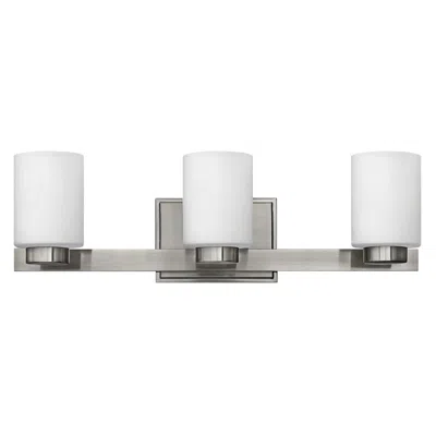 Hinkley Miley 21 1/2" Wide Brushed Nickel 3-light Bath Light