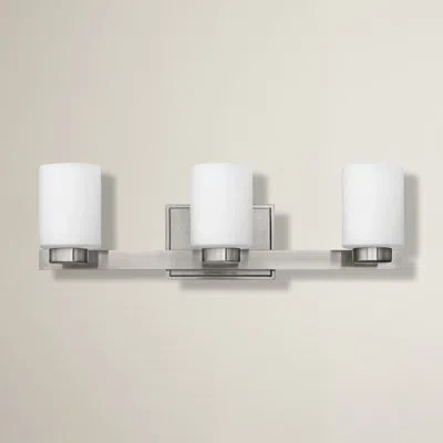 Hinkley Miley 3-light Vanity Light In Brushed Nickel