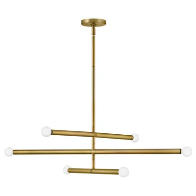 Hinkley Millie 35 3/4" Wide Lacquered Brass 6-light Pendant