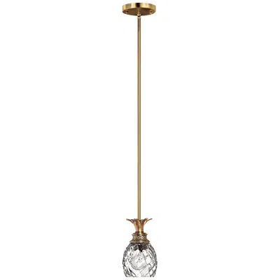 Hinkley Mini Pendant Plantation Extra Small Pendant 5" Burnished Brass