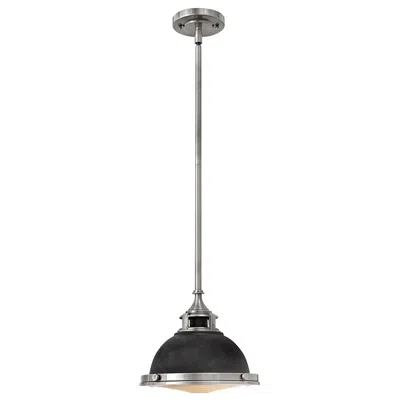 Hinkley Mini-pendant Amelia Small Pendant 11.5" Aged Zinc