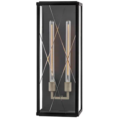 Hinkley Monte 25" High Black 2-light Outdoor Wall Light