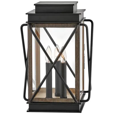 Hinkley Montecito 18 1/2" High Black Outdoor Lantern Pier Light