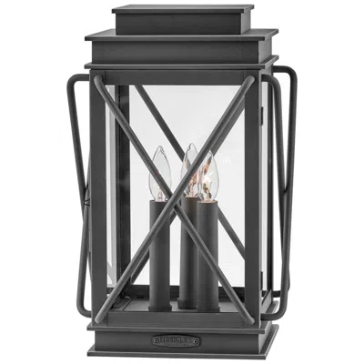 Hinkley Montecito 18 1/2" High Museum Black Outdoor Pier Light