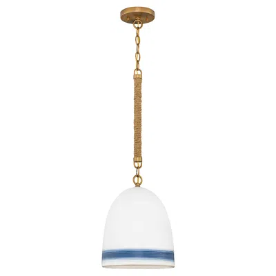 Hinkley Nash 10" Wide Brass Mini Pendant By  Lighting