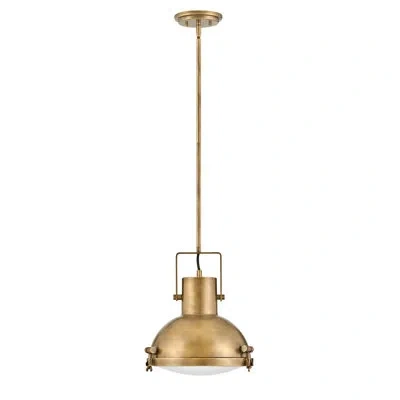 Hinkley Nautique Single Light Coastal Pendant W/ Etched Opal Glass