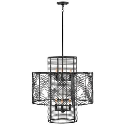 Hinkley Nikko 26" Wide Black Chandelier By  Lighting