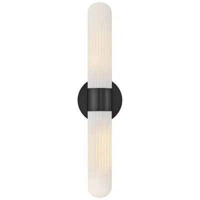 Hinkley Nina Large Two Light Sconce 24" Black