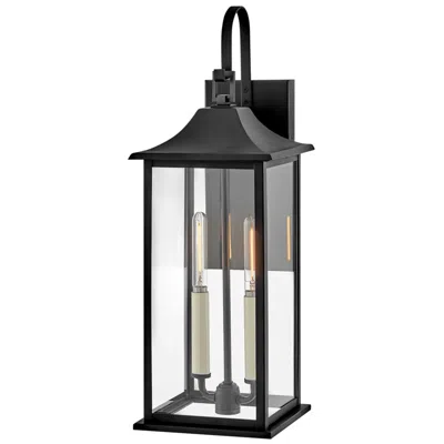 Hinkley Nolan 21 1/2" High Black 2-light Outdoor Wall Light