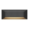 Hinkley Nuvi Rectangular Deck Sconce In Black