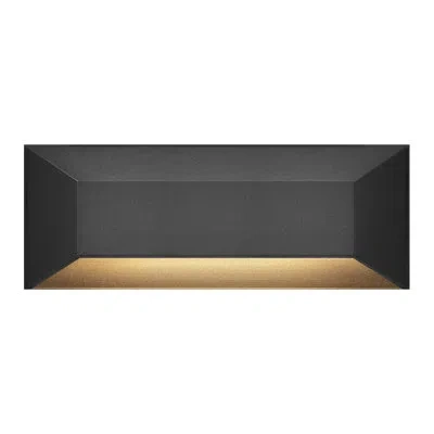 Hinkley Nuvi Rectangular Deck Sconce In Black
