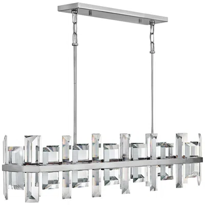 Hinkley Odette 42" Wide Polished Nickel Kitchen Island Light Pendant