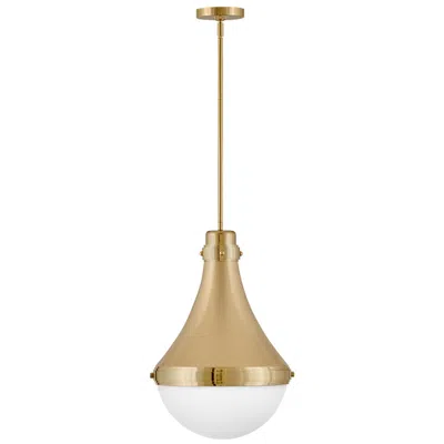 Hinkley Oliver 14 1/4" Wide Bright Brass Pendant Light