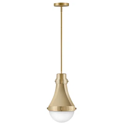 Hinkley Oliver 9" Wide Bright Brass Mini Pendant