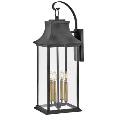 Hinkley - Outdoor Adair Extra Large Wall Mount Lantern- Aged Zinc