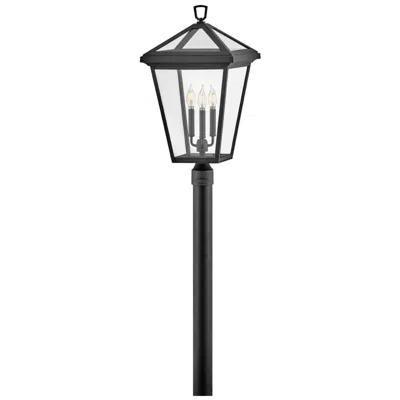 Hinkley - Outdoor Alford Place Post Top Or Pier Mount Lantern- Museum Black