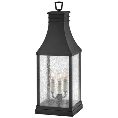 Hinkley Outdoor Beacon Hill Large Pier Mount 12v 26.75" Museum Black