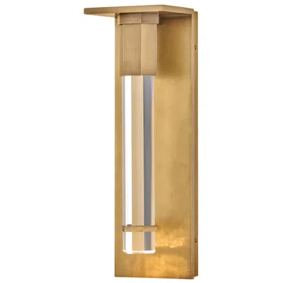 Hinkley Outdoor Cecily Medium Led Wall Mount Lantern 5" Heritage Brass