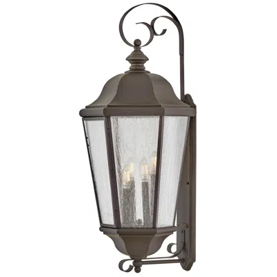 Hinkley Outdoor Edgewater Extra Large Wall Lantern 34.75" Oil Rubbed Bronze