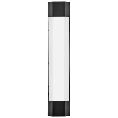 Hinkley Outdoor Facet Large Led Wall Mount Lantern 23.75" Black