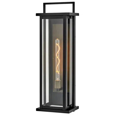 Hinkley Outdoor Langston Large Tall Wall Mount Lantern 8.75" Black