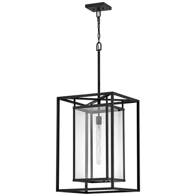 Hinkley Outdoor Max Extra Large Hanging Lantern 12v 40.75" Black