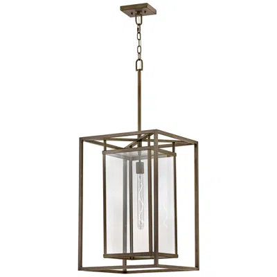 Hinkley Outdoor Max Extra Large Hanging Lantern 12v 40.75" Burnished Bronze