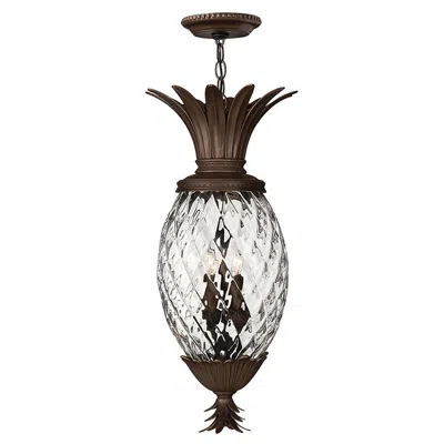 Hinkley Outdoor Plantation Large Hanging Lantern 28.5" Copper Bronze