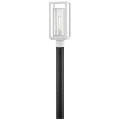 Hinkley Outdoor Republic Medium Post Mount Lantern Textured White