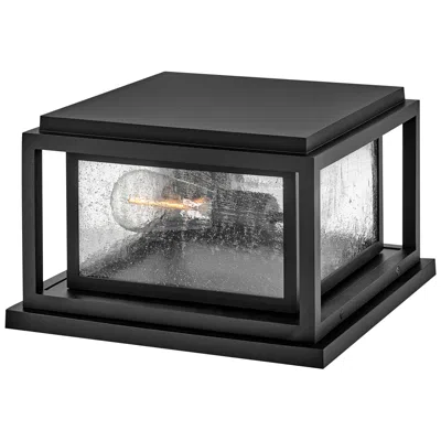 Hinkley Outdoor Republic Small Pier Mount Lantern 12v 12" Black