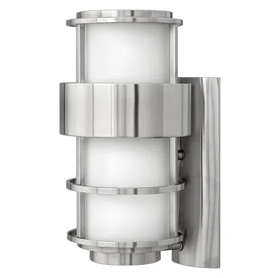 Hinkley Outdoor Saturn Medium Wall Mount Lantern 16" Stainless Steel