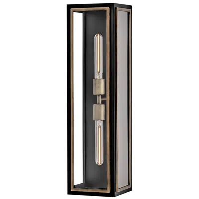 Hinkley Outdoor Shaw Large Wall Mount Lantern 24" Black